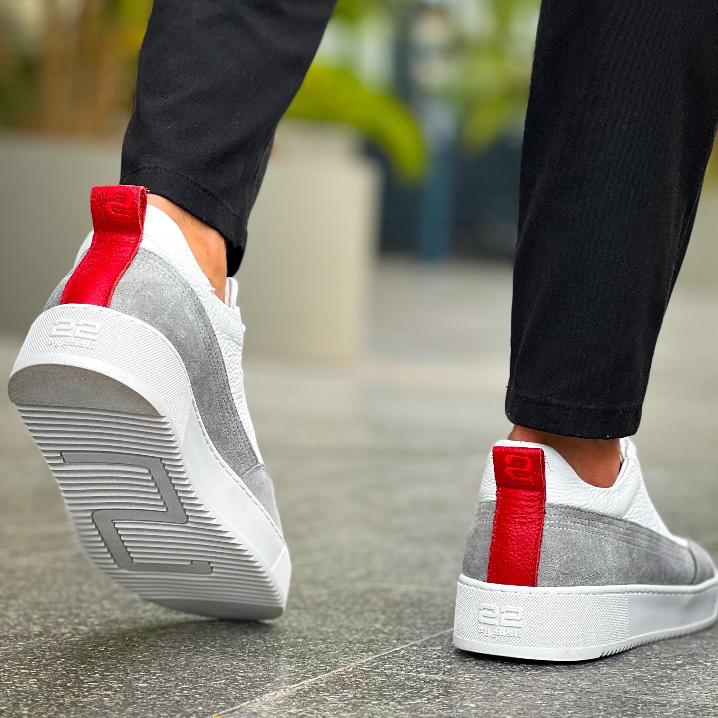 Rio Weiß-Grauer Sneaker