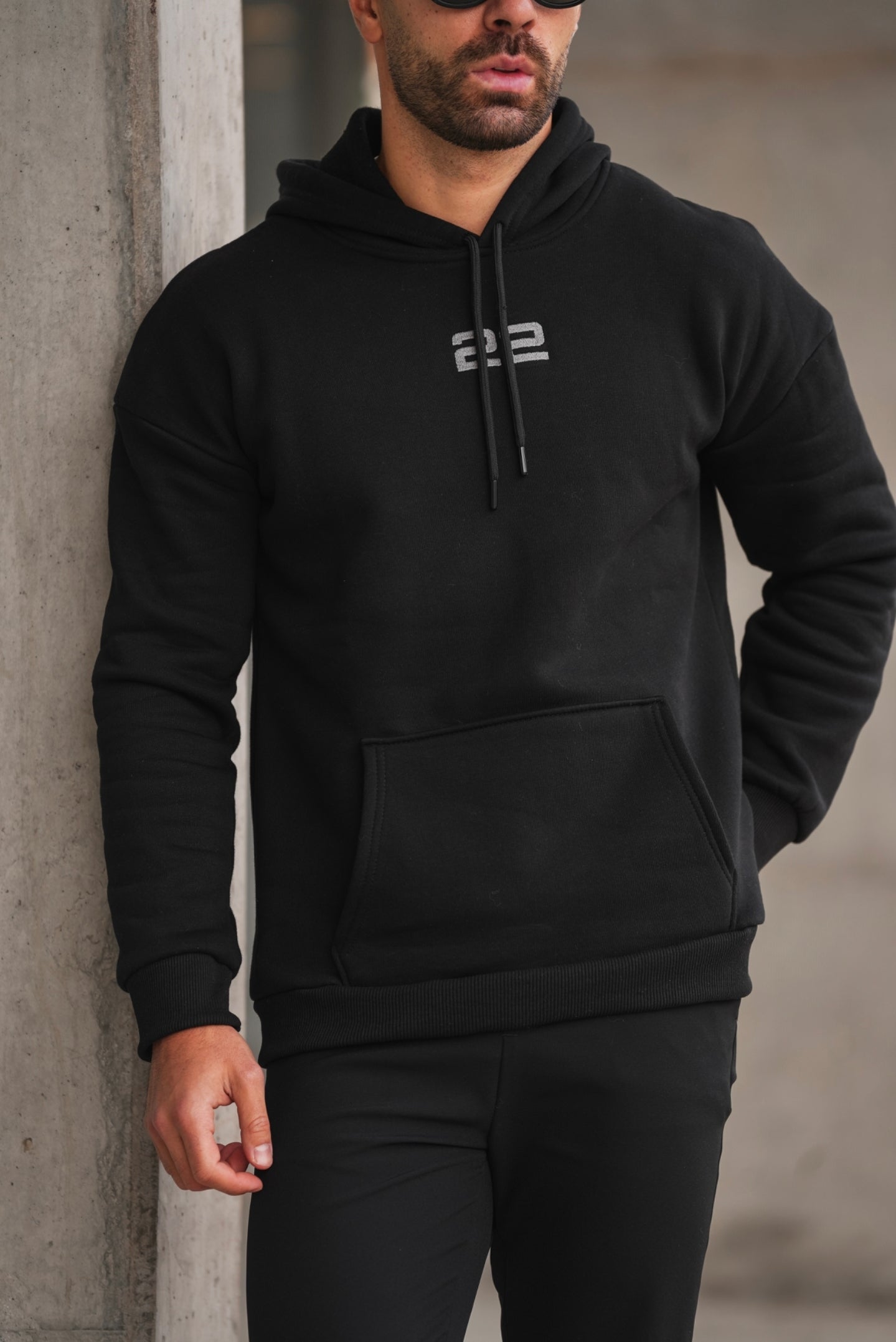 Felpa - Hoodie Zwart