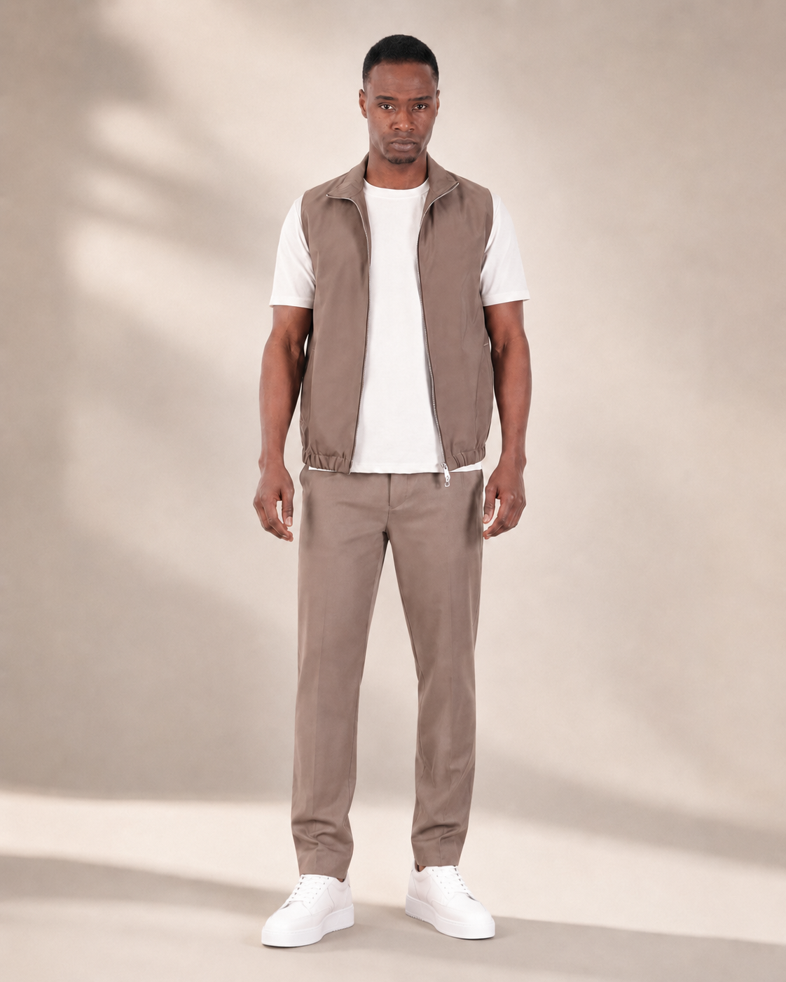 Pato Como Vest Taupe