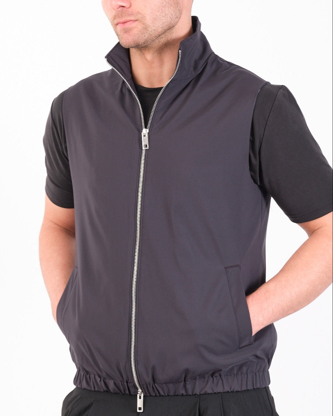 Pato Como Vest Navy