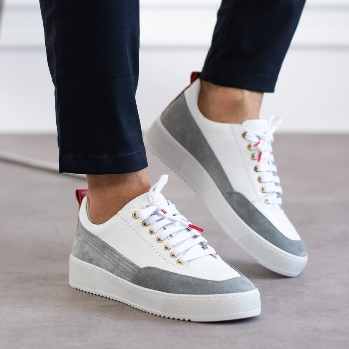 Rio White-Grey Sneaker