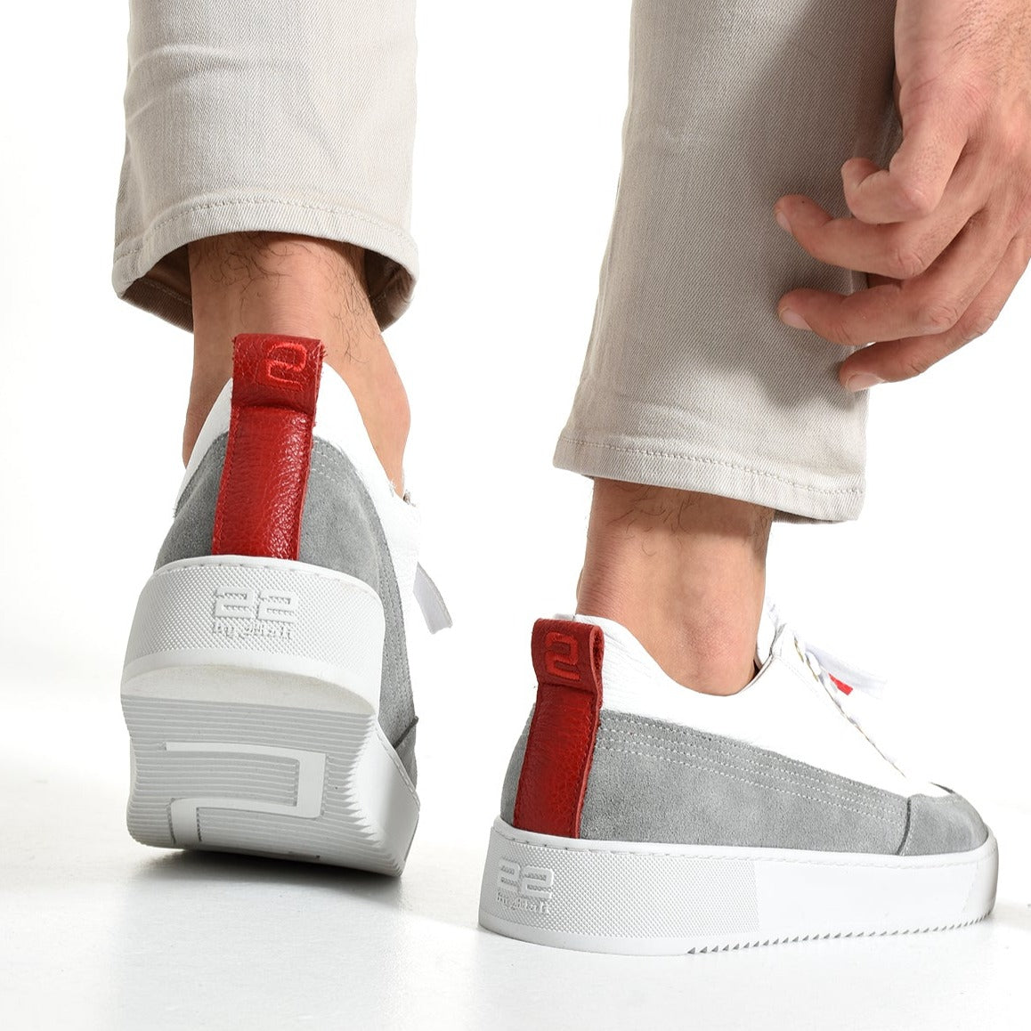 Rio Weiß-Grauer Sneaker