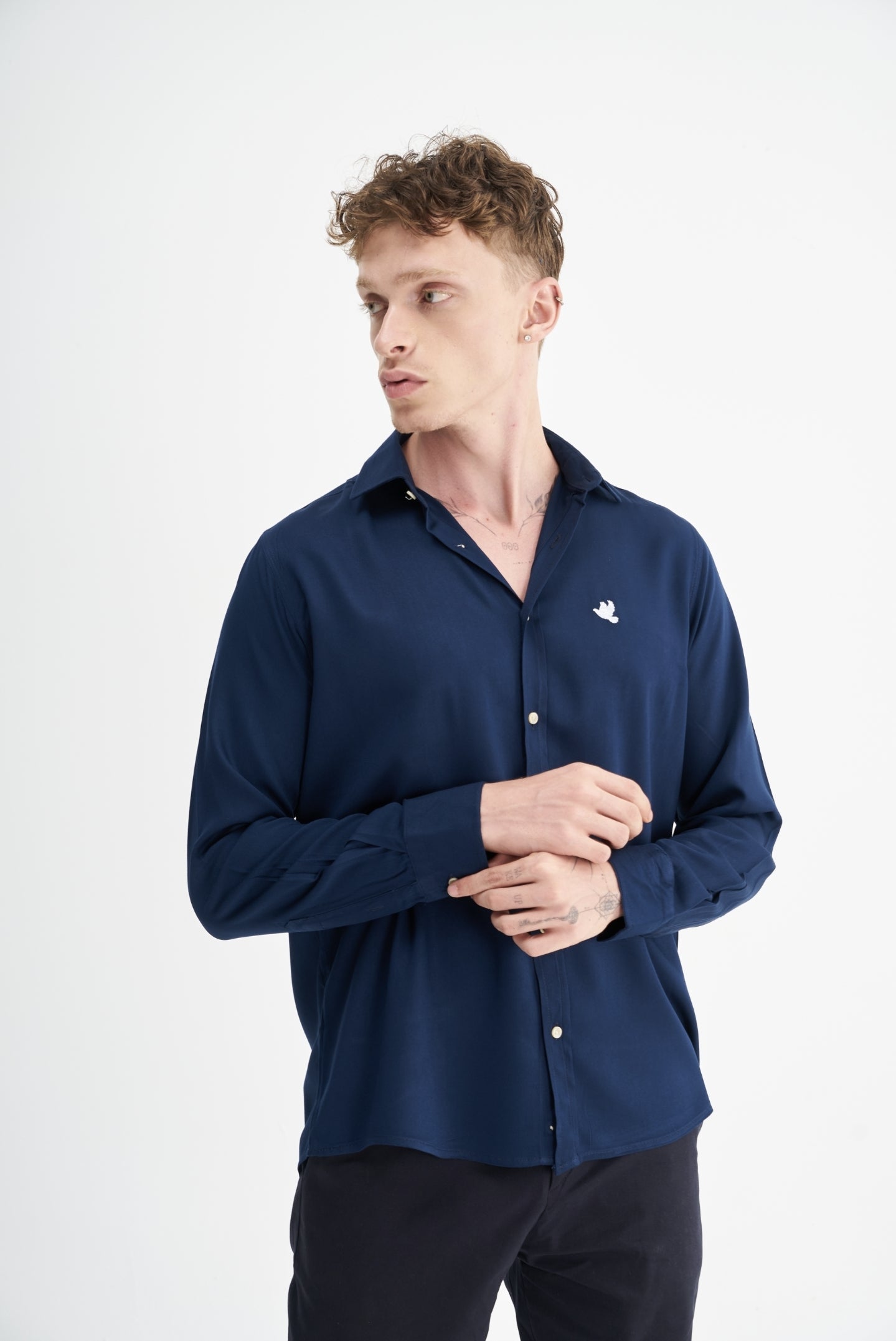 Fredo Hemden Marineblau