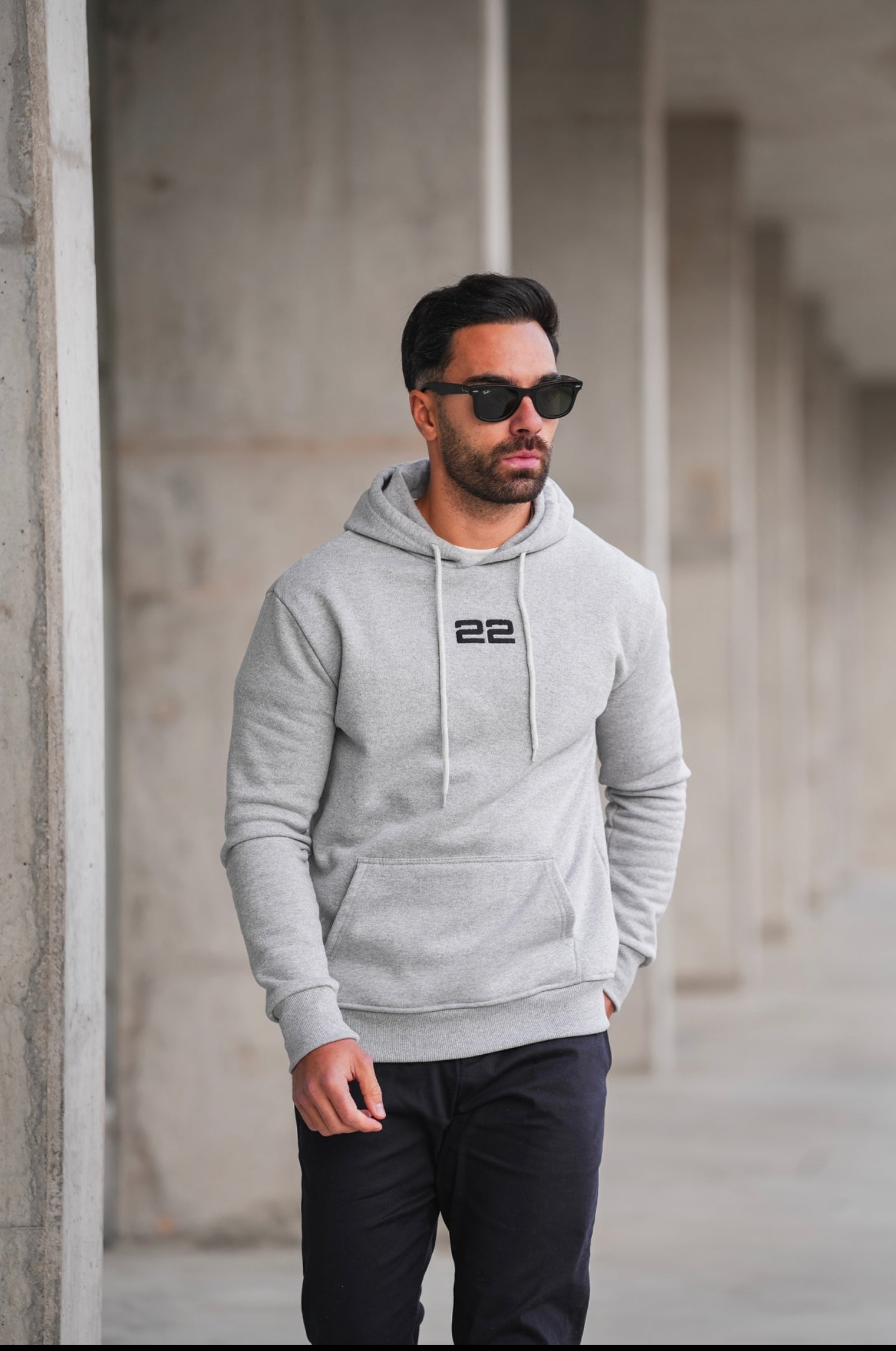 Felpa Hoodie Gray