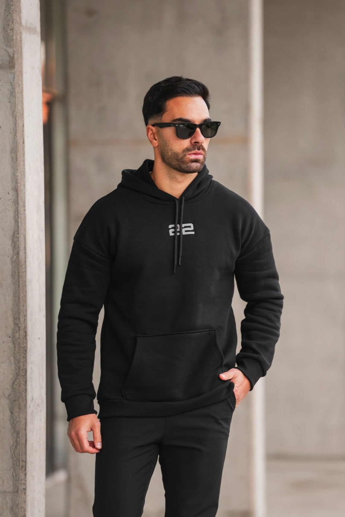 Felpa Hoodie Black