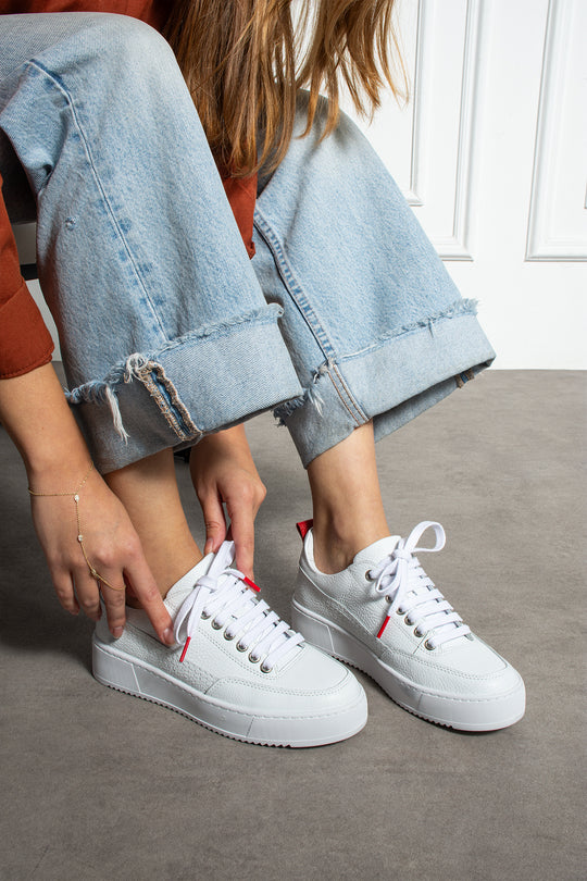 Rio White-Red X