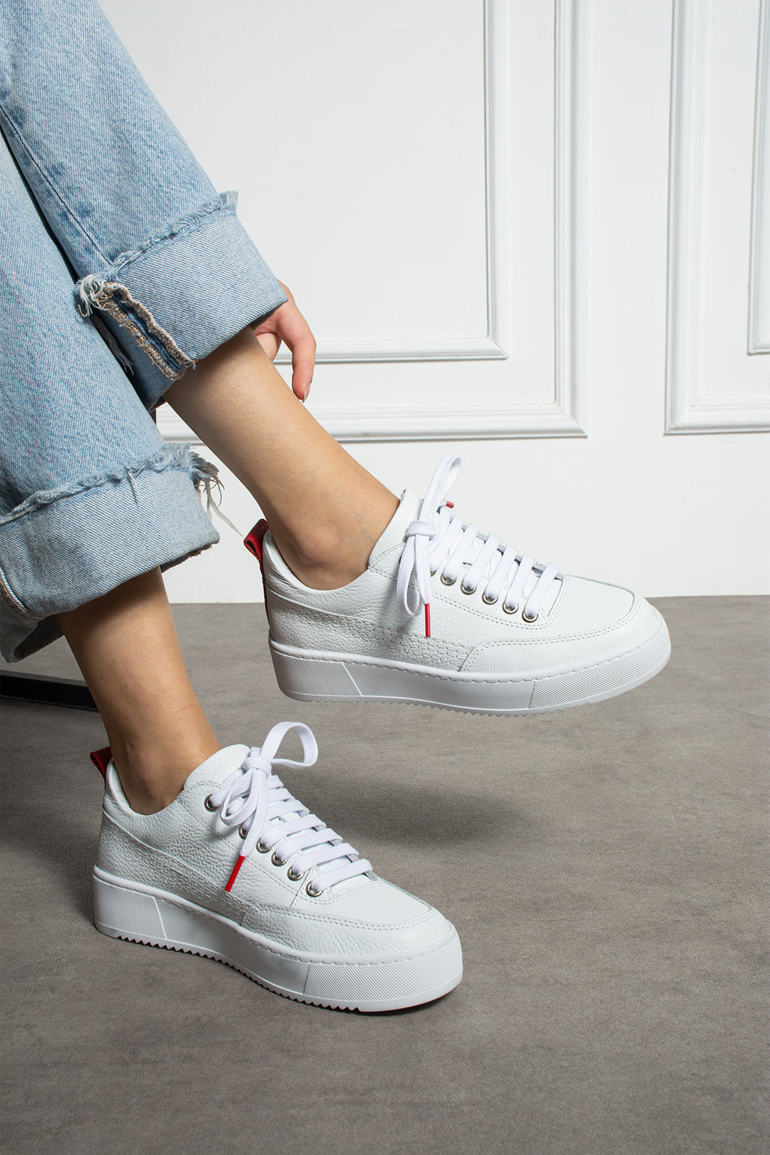 Rio White-Red X