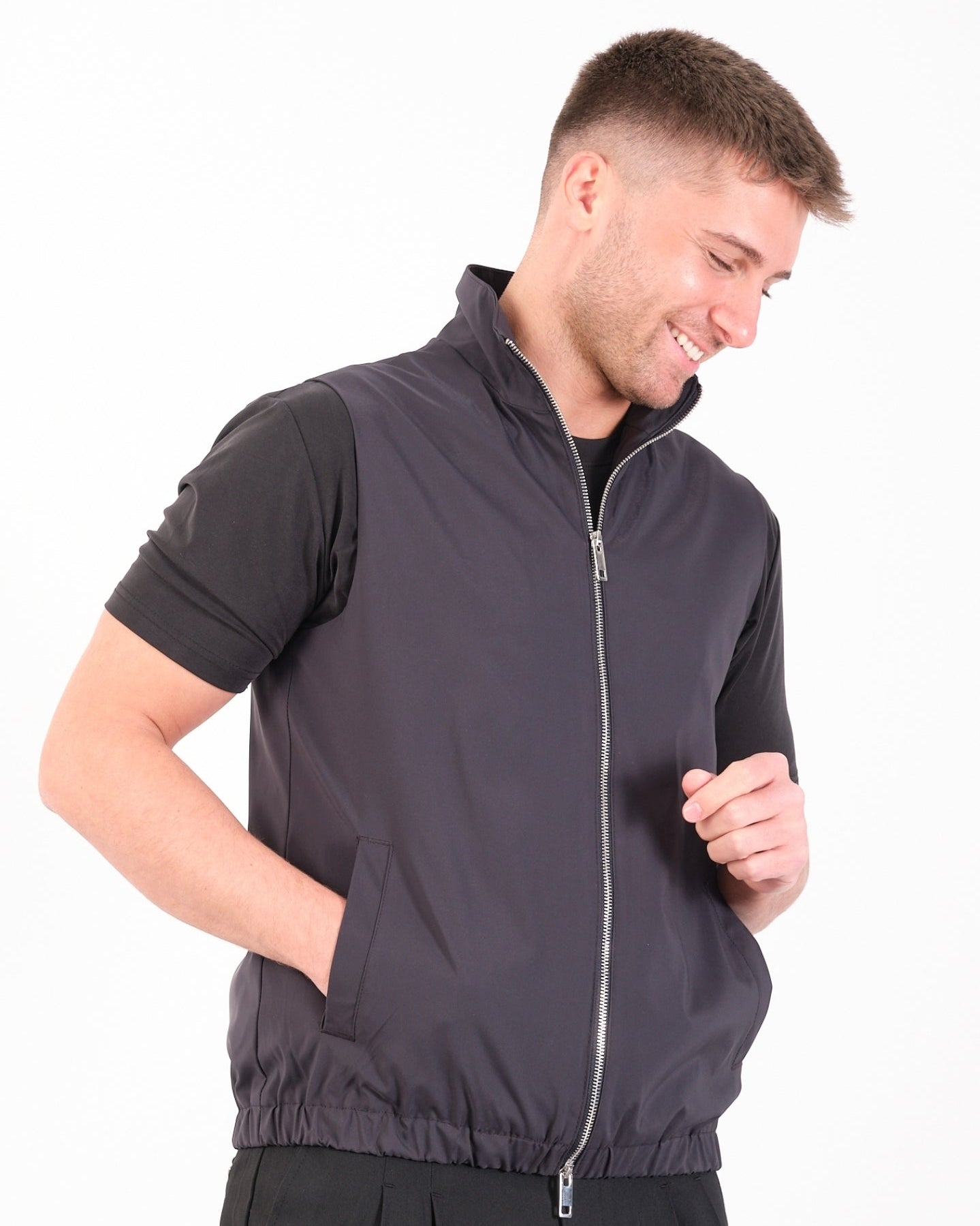 Pato Como Vest Navy