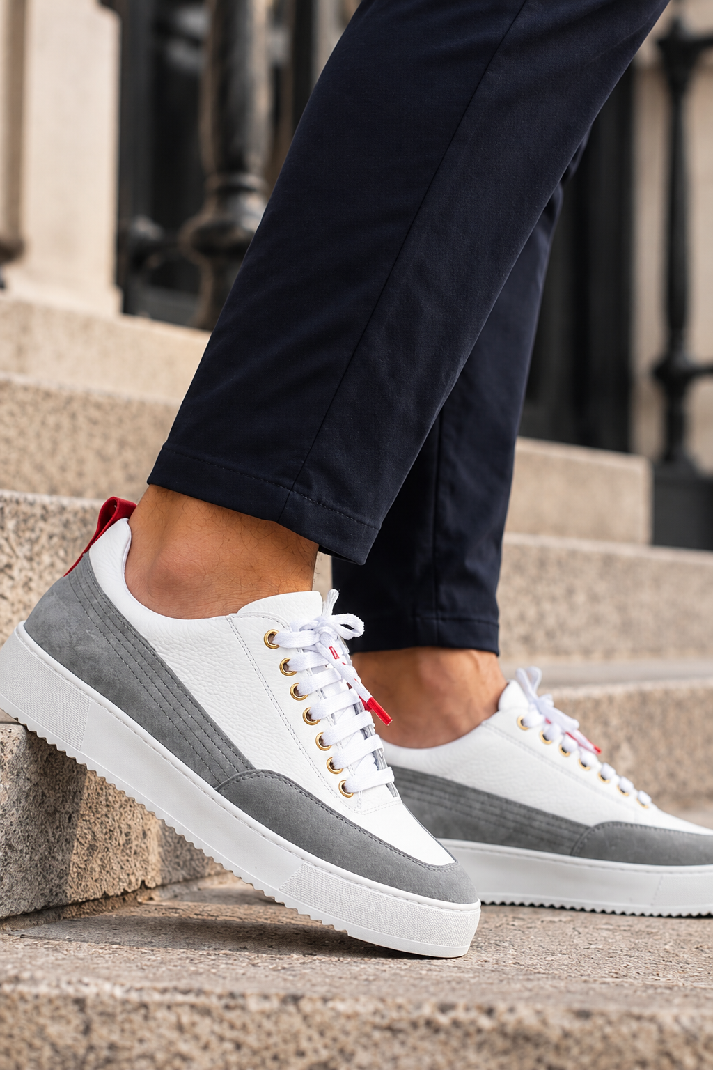 Rio - White/Grey Sneaker